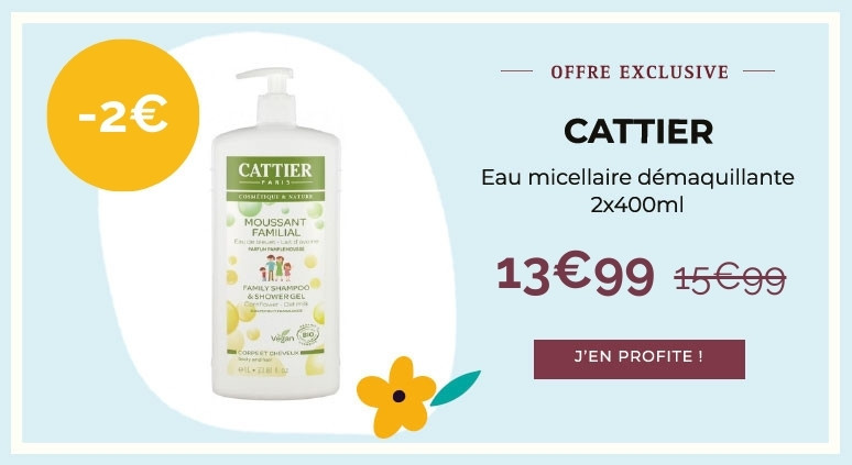 CATTIER Moussant Familial Parfum Pamplemousse Bio Cattier - 1 L