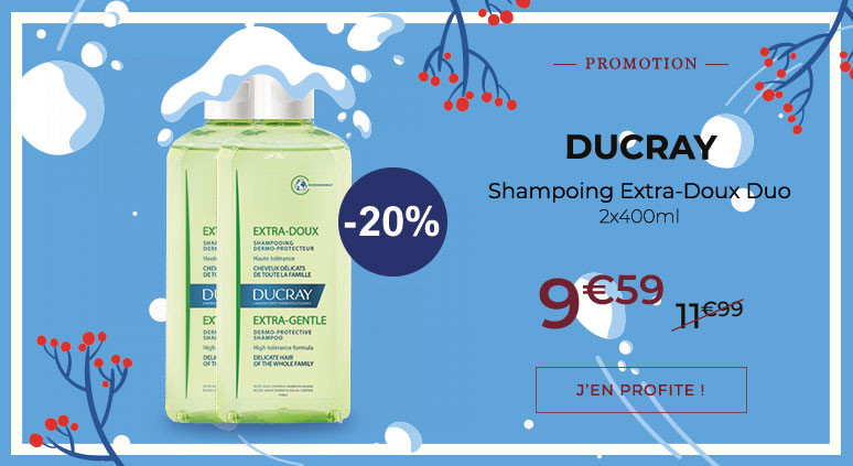 DUCRAY Shampoing Extra-Doux Duo - 2x400ml