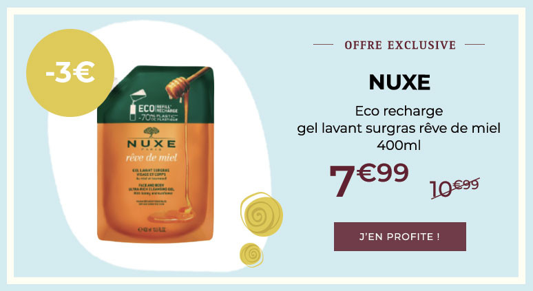 NUXE Eco Recharge Gel Lavant Surgras Rêve de Miel - 400ml